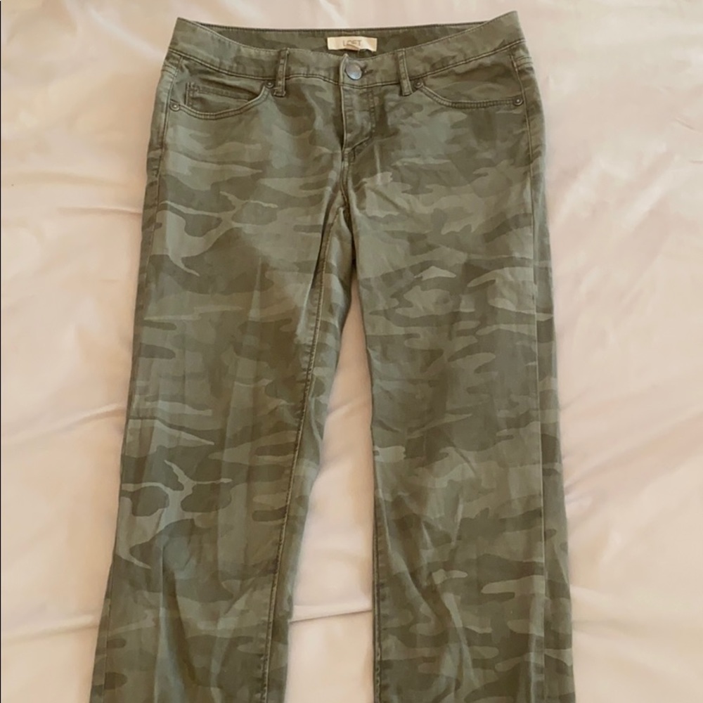 Camo long pants from Loft